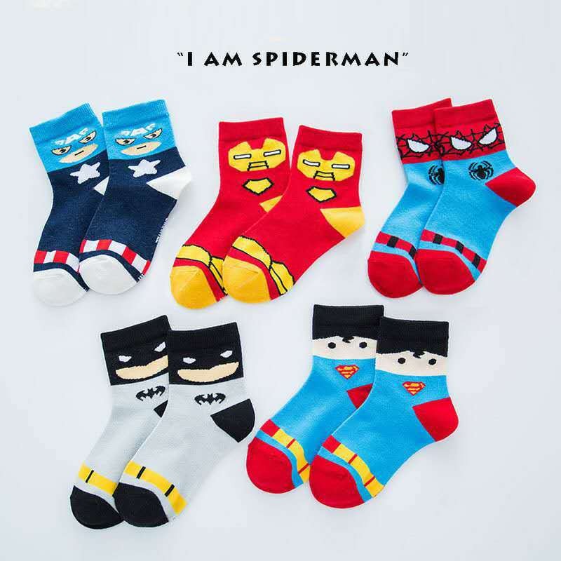 Kids Superhero Socks